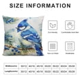thumbnail image 6 of PIKWEEK  Watercolor Bird Blue Throw Pillow Covers Pillow Cover Throw Pillow Cases Double Sided Plush Pillow Covers Decorative Throw Pillows Covers for Couch Living Room Bedroom 2pc, 6 of 6