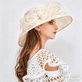 thumbnail image 4 of Wide Brim Derby Hats for Women High Tea Hat Dress Hats for Women Veiled Fascinator Hats for Women Ladies Formal Event Hats Spring Hats for Women Derby Fascinator for Women Women's Dress Hats, 4 of 7