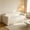 White, variant on YingYouFu Stretchy Textured Sofa Cover with Ruffled Skirt, Universal Polyester Couch Slipcover, Stretchable Furniture Protector for Living Room, Elastic Sofa Slipcover for Pet