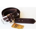thumbnail image 2 of 33-34  Adam Burk 100% Cow Leather Mens Casual Belt Brown Holster 26AB04, 2 of 2