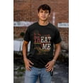thumbnail image 4 of Funny Halloween Zombie Pun Treat Me Men's Graphic T Shirt Tees Brisco Brands M, 4 of 6