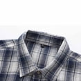 thumbnail image 6 of Amzcrzy Men's Shirts Long Sleeve Button Plaid Shirts Cotton Regular Oversized Relaxed Fit Flannel Shirt, 6 of 9