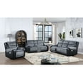 thumbnail image 4 of Miekor Furniture Alicia Grey/Black Recliner 16025, 4 of 5