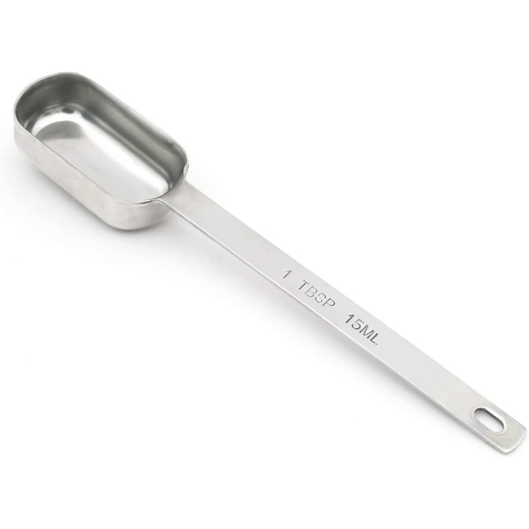 Vintage Metal Measuring Spoon Set - 1 Tablespoon and 1, 1/2 & 1/4 Teaspoon