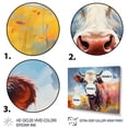 thumbnail image 3 of Designart "Countryside Palette Cow II" Animals Wall Decor, 3 of 5