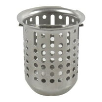 WORGEOUS  Sewer Filter Kitchen Sink Drain Rack Small with Handles Cover Drainers Silver