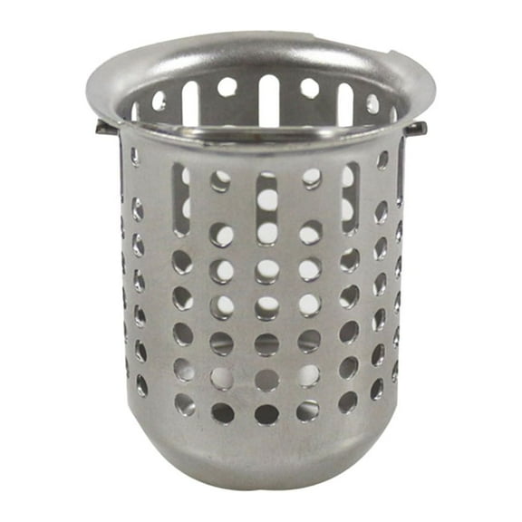 WORGEOUS  Sewer Filter Kitchen Sink Drain Rack Small with Handles Cover Drainers Silver