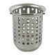 thumbnail image 1 of Tapas de filtro de acero inoxidable, escurridor de fregadero de alcantarillado engrosado, tapón de basura, cesta de malla filtrante con asa para el hogar, la cocina y el baño (plateado), 1 of 7