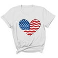 thumbnail image 2 of Cmfcve Men's Summer Graphic Tees Round Neck Stretchy Cotton T-Shirt Versatile Short Sleeve Patriotic Shirts, 2 of 5