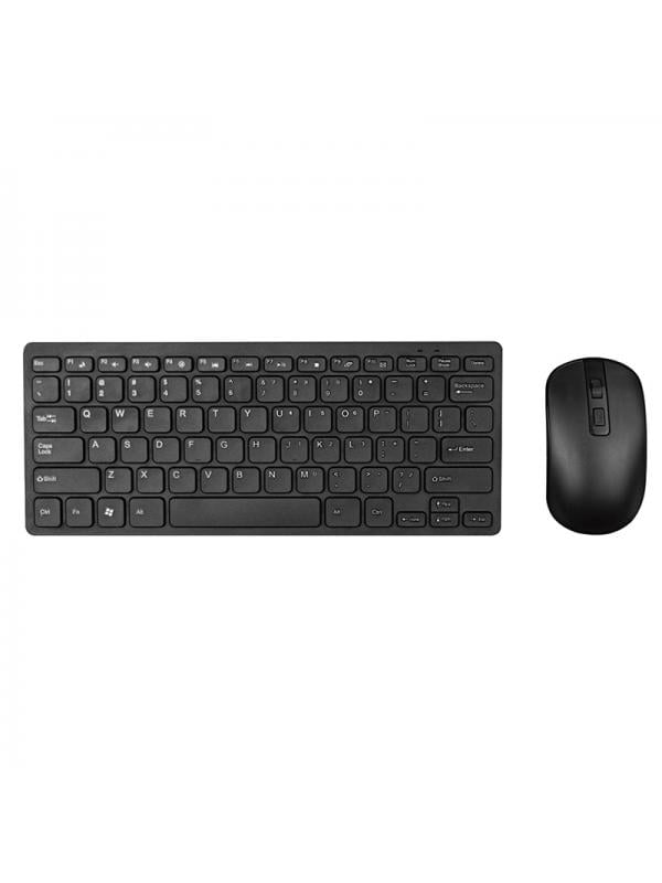 Wireless Keyboard And Mouse Combo Set 2.4G For Mac Apple Pc Full Size Slim Silve 