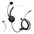 thumbnail image 4 of 4-Pin RJ11 Call Center Corded Operator Teleph Adjustable Headband Monaural black, 4 of 7