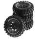 thumbnail image 1 of Metal 1.9Inch Beadlock Wheel Tires for 1:10 RC Crawler Car Axial SCX10 90046 TRX4 Redcat GEN8,White, 1 of 5