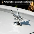 thumbnail image 6 of Car Front Cover Hood Ornament Badge 3D Emblem Angel Eagle For Auto Car, Z39C C0 H1Q6, 6 of 8