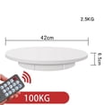 thumbnail image 5 of Pantalla giratoria motorizada de 16 pulgadas / 42 cm Soporte de exhibición giratorio eléctrico de Reloj de joyería Soledad Soporte giratorio de pantalla 360, 5 of 5
