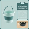 thumbnail image 5 of Cubo Plegable Lavado Ligero 5/10L para Autos Al Aire Libre (5L) Verde, 5 of 5
