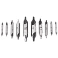 thumbnail image 5 of Wifehelper 10pcs Center Drill bits Set 60 Degree Combined Countersink bits 1mm-5mm Lathe Mill Tool Set Amonsee No, 5 of 5