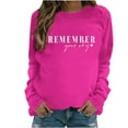 thumbnail image 3 of Danhjin Women's Print Sweatshirts Loose Fashion Pullover Tops Fall Winter Long Sleeve Crew Neck Graphic Casual Comfy Soft Shirts, 3 of 5
