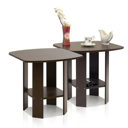 Furinno 2 11180dbr Simple Design End Table Set Of Two