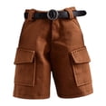 thumbnail image 1 of Figura de acción Pantalones cortos Vestir Coleccionable Casual Miniatura Ropa Atuendo Hebilla redonda marrón, 1 of 9