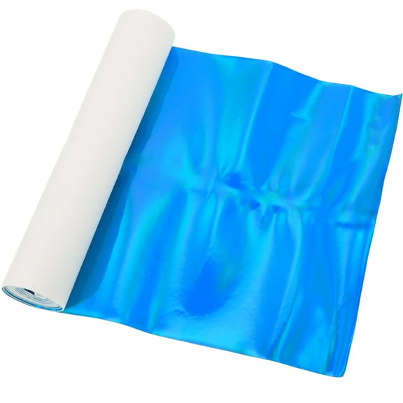 Reflective Fabric Colored DIY Material Black Tulle Faux Fanny Blue