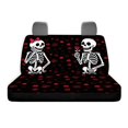 thumbnail image 6 of Chririnla Car Back Seat Covers for Auto Interior Automotive, Skeleton Couple 2 Pack Car Rear Seat Protectors Protects Against Dog Hair Easy to Install, 6 of 7