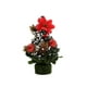 thumbnail image 2 of Cateissary Dormitorio PVC Navidad temática Artificial Mini árbol Hotel portátil de Navidad estante mesita de noche decoración regalo de Kits de decoración para fiestas A-S05, 2 of 6