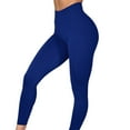 thumbnail image 2 of SPRING PARK Women Solid Color Scrunch Butt Leggings High Waisted Ruched Yoga Pants Workout Butt Lifting, 2 of 7