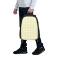 thumbnail image 7 of Balery Lemon Yellow Checkboard Backpack for Men and Women - Durable 600D Oxford Cloth -Large Capacity, Water-Resistant School, Travel, and Hiking Bag, 7 of 7