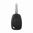 thumbnail image 2 of Remoto 2 Botones Sin Cortar En Llave De Auto Llave De Carcasa De Carcasa De Llave Para Carcasa Para El Tráfico ABS De Plástico Negro, 2 of 7