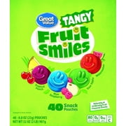 Great Value Tangy Fruit Smiles 40 Ct
