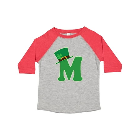 

Inktastic Irish St Patricks Day Letter M Monogram Gift Toddler Boy or Toddler Girl T-Shirt