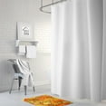 thumbnail image 2 of Abstract Flowers in Oranges and Yellows Machine Washable Memory Foam Mat, 2 of 4