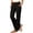 Black, variant on Dagugfen Golf Pants for Women Straight Leg Full Length Elastic High Waisted Sports Casual Pants with Pockets(XL,Purple)