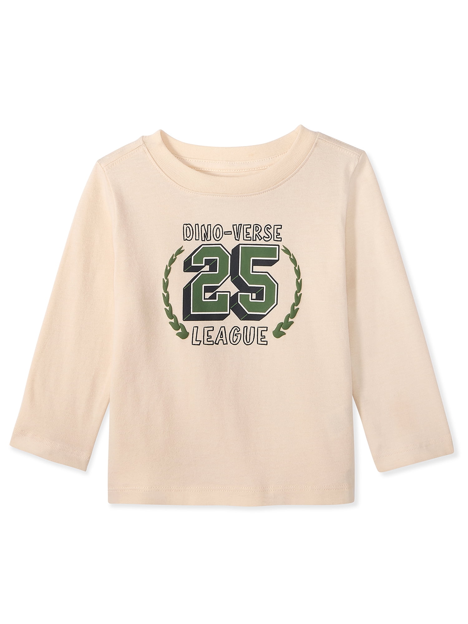 Garanimals Baby & Toddler Boys Long Sleeve Shirts, Single & 3-Pack, Sizes 0-6T