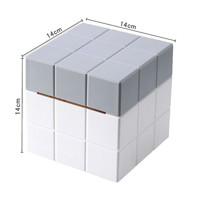 Elegante soporte para caja de pañuelos en forma de cubo, caja de pañuelos decorativa para tocador, tocador, mesita de noche, mesa, encimera, hogar, oficina, coche