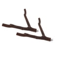 thumbnail image 1 of 2Count Parrot Tenedor Stand # 3 Rack Toy Hamster Squirrel Branch Perches Jaula De Juguete Yinane Pájaro Loro Rama Juguete, 1 of 8