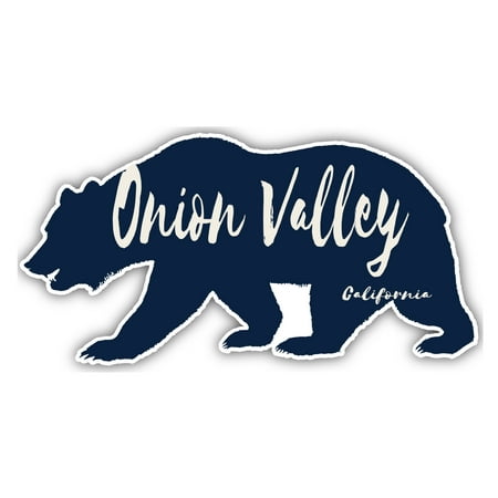 

Onion Valley California Souvenir 3x1.5-Inch Fridge Magnet Bear Design