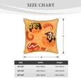 thumbnail image 4 of ZNDUO Cartoon Takoyaki Pattern Throw Pillows for Couch-Indoor Decorative Pillows,18"x18", 4 of 8