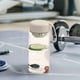 thumbnail image 4 of Botella de agua deportiva de 21,9 oz a prueba de fugas | Marcador de tiempo motivacional | Plástico esmerilado semitransparente portátil | Resistente para lavavajillas | Hidratación de fitness en, 4 of 6