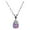 Purple, variant on Elegant Opal Pendant Necklace for Women - Droplet Jewelry in Five Styles Fashionable and Ready to Shine, 1.45CM, Purple