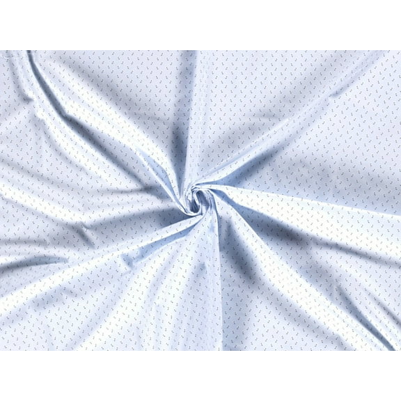 Minerva 100% Cotton Poplin Fabric Blue - per yard