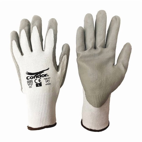 Condor PR,Cut-Resistant Gloves,PU, M/8 19L417