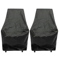 2025 New! 2X Waterproof Chair Cover Outdoor High Back Patio Stacking Furniture Protection