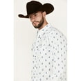 thumbnail image 2 of Moonshine Spirit Men's Attitude Paisley Print Long Sleeve Snap Western Shirt - MSSU24W27-WHT, 2 of 4