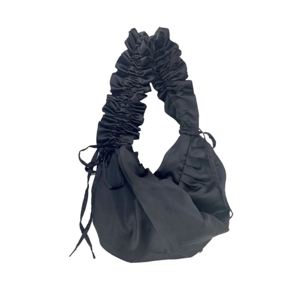 Fashionable Crossbody Bag Canvas With Ruffled Edges Large Capacity For Commuting