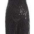 thumbnail image 6 of Yokua Women's 1920s Vintage Beaded Sequins Fringe Flapper Dress for Evening Parties, 6 of 13