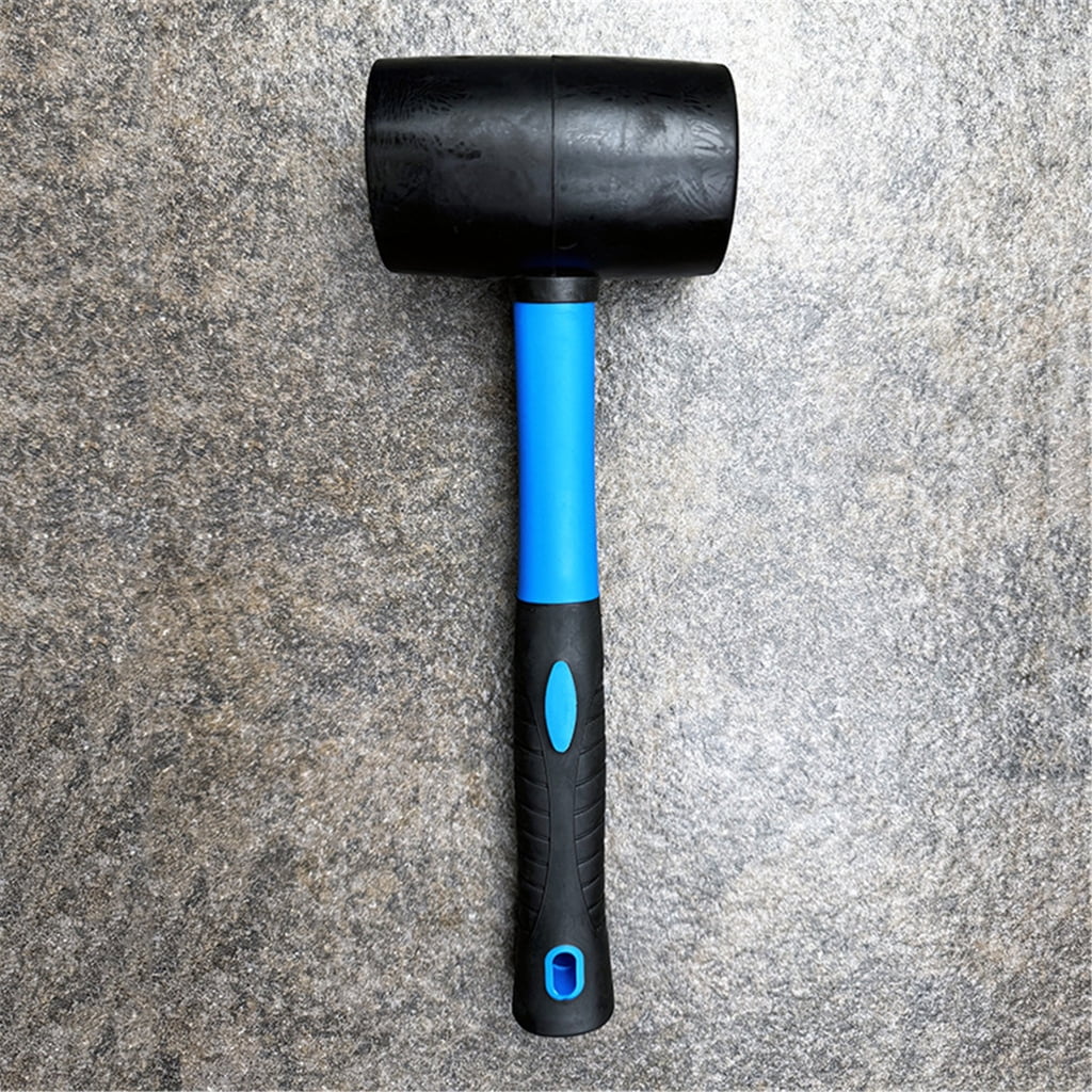 MOMOJIA Nonslip Handle Rubber Construction Hammer Mallets For Precise Flooring Tile Work