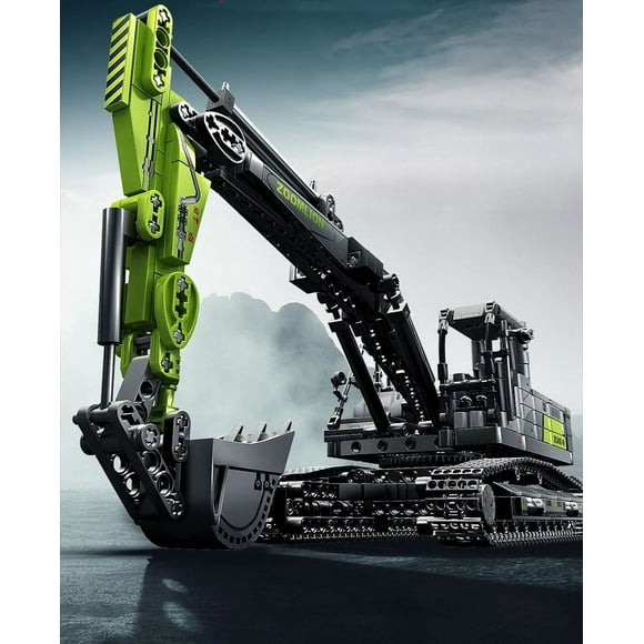 Wholesale Toys Custom Excavator Toy 998PCS Model Kits Construction Toys Model Vehicle Excavator Brick Building Mini Excavator Machine Toys For Boy Christmas Gift