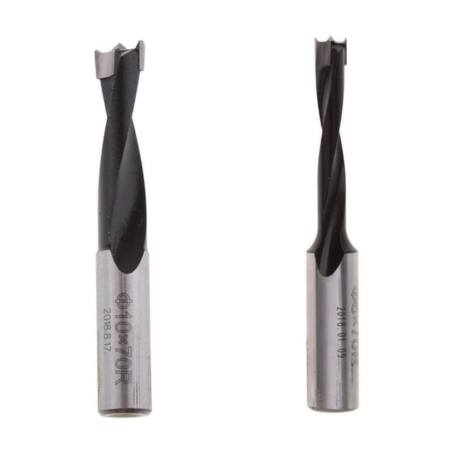 2 uds carburo 6mm 10mm Point brocas taladradoras de herramientas eléctricas para carpintería DIY
