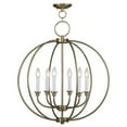 thumbnail image 2 of Beaumont Lane 6 Light Chandelier in Antique Brass, 2 of 2